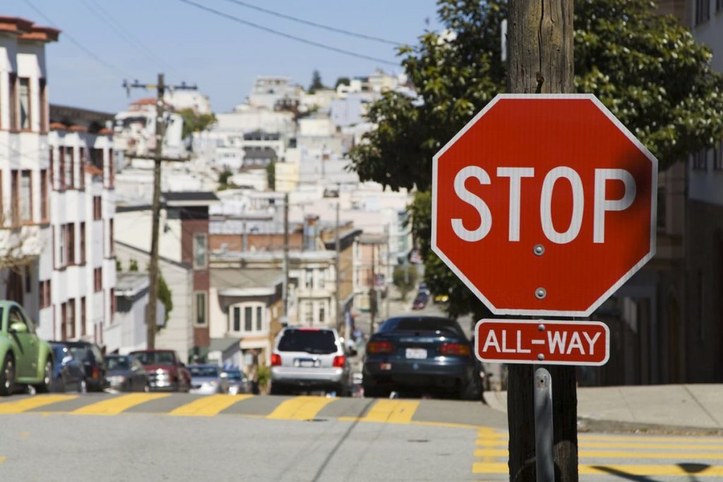 Stop Sign in San Francisco